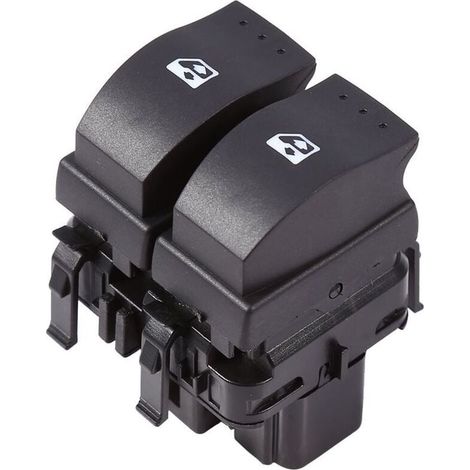 Interrupteur de commande de fenêtre, interrupteur de lève-vitre électrique, bouton de commutation Double de commande de vitre électrique pour Clio II 2-8200 060 045 (1/4)