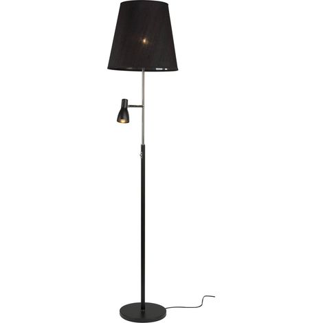 Belid Costello - Lampadaire à 2 lampes noir mat, E27