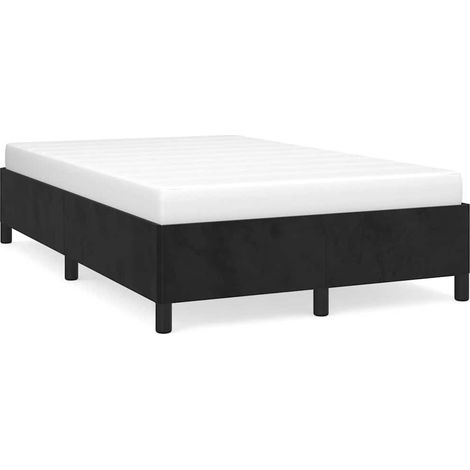 Maison Exclusive - Giroletto senza Materasso Nero 120x190 cm Velluto (1/5)