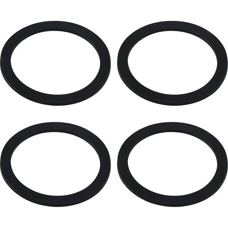 Lot de 4 joints toriques en caoutchouc de rechange pour bac de douche de 90 mm - 105 mm x 85 mm x 4 mm