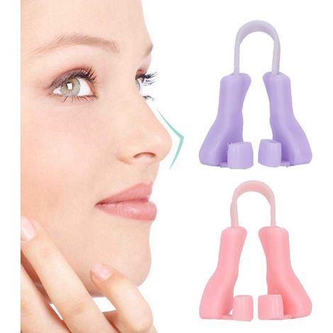 Lot de 2 pinces pour nez en silicone, dispositif liftant sans douleur pour homme et femme, affinement (1/5)