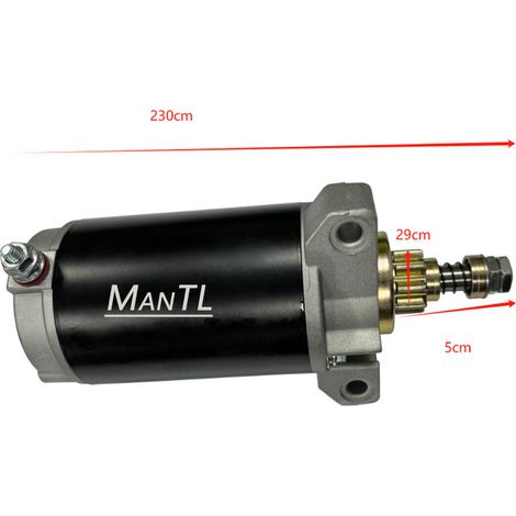 Démarreur pour moteur hors-bord Yamaha 854636T (références : 67C-81800-00-00 et 67C-81800-01-00). (1/4)