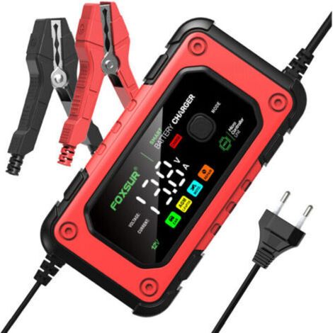 Intelligentes 12V/24V-Batterieladegerät mit mehrfachem Reparaturschutz für Pkw, Lkw/AGM/Gel/Nass/SLA