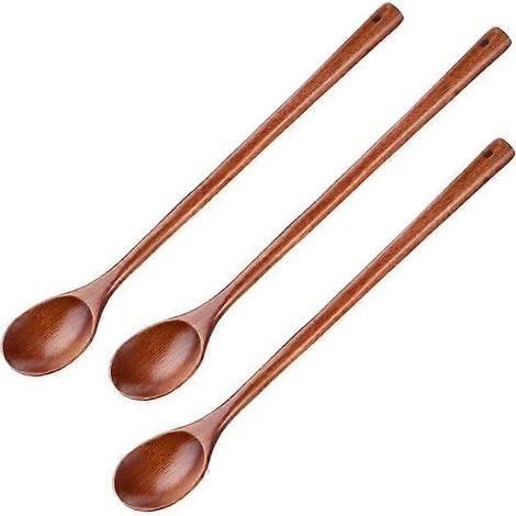 Rührlöffel zum Kochen, Suppenkellen und Servierlöffel, lange Griffe zum Kochen, 4er-Set, Edelstahl, 30 cm, robuste Küchenutensilien (1/5)