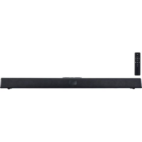 Woxter Soundbar 500 - Soundbar de 89W (connexion Bluetooth, 4 woofer de 2,3" et 2 Tweeter de 2", connexion auxiliaire RCA, couleur noire)