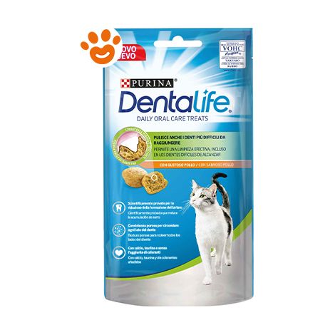 dentalife snack dentale per gatti con gusto pollo - nestle' purina.