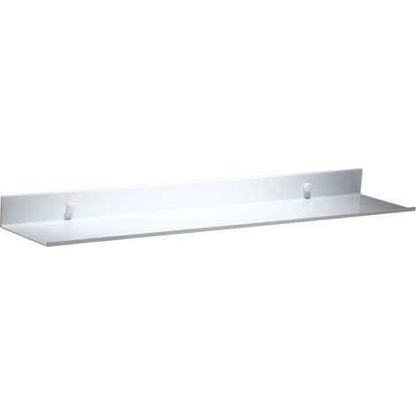 Estantería de pared de aleación de aluminio, ideal para baños, cocinas, dormitorios y salones (40 cm) (Blanco) (1/3)