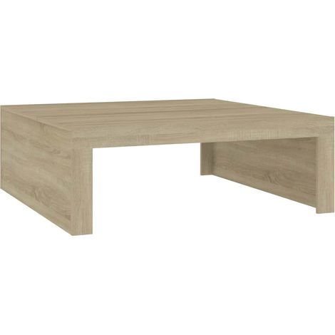 Maison Exclusive - Couchtisch Sonoma-Eiche 100x100x35 cm Holzwerk