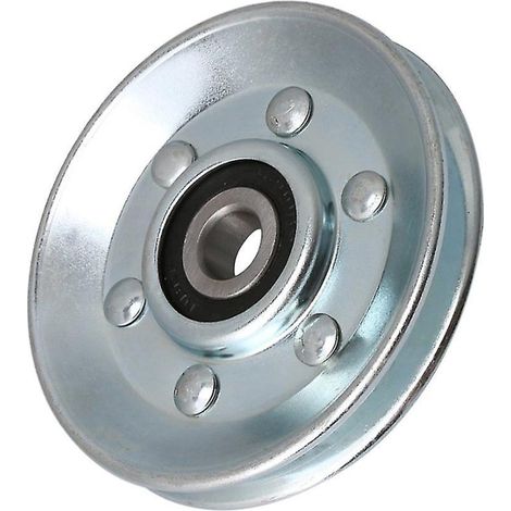 Poulie À Câble En Fer En Forme De V - Diamètre Extérieur 73 Mm - Diamètre Intérieur 10 Mm - Charge Maximale 215 Kg - Pour Équipement Industriel - 1 Pièce (1/5)