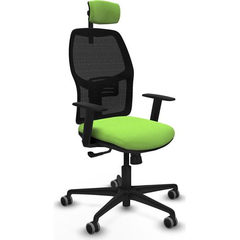 Silla de oficina piqueras y crespo Alfera negro brazos 1D (1/2)