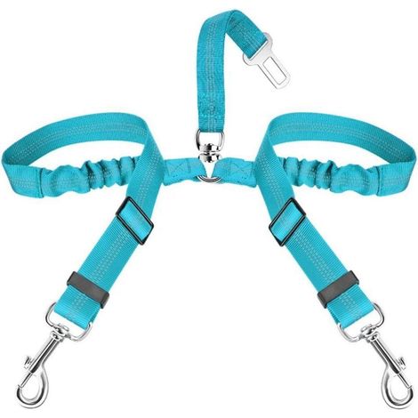 SlowTon Anschnallgurt Hund Auto verhedderungsfreier elastischer (1/5)