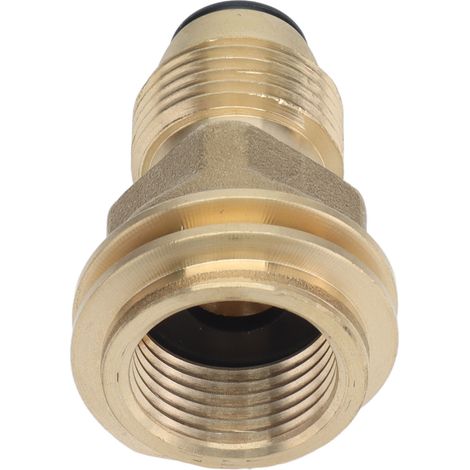 G1/2-Zoll-Innengewinde-Propangastankadapter, luftdichte Messingverbindung, Gasofen-Umrüstanschluss (1/5)