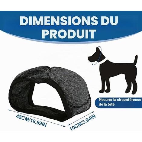 Dog Ear Muffs - Adjustable for Thunder - Grooming, Bathing, Stress (1/4)