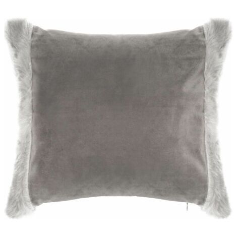 Coussin carré imitiation fourrure Terre sauvage
