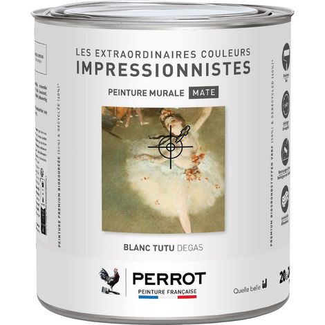 PEINTURE MURALE MATE BLANC TUTU DEGAS 500ML - PERROT (1/3)