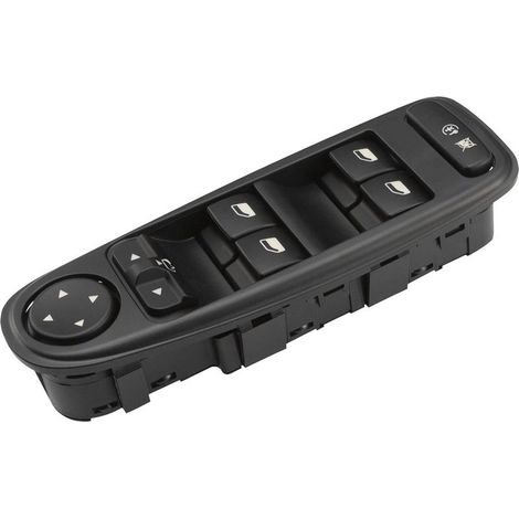 Commande Leve Vitre C4, Panneau de Contrôle Fenêtres Gauche 6554.YH Commutateur Interrupteur Bouton pour Citroen C4 Grand Picasso 96639383ZD (1/5)