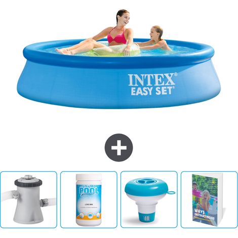 Intex Piscine Easy Set Ronde - 244x61 cm - 5-pièces SCB104 (1/4)
