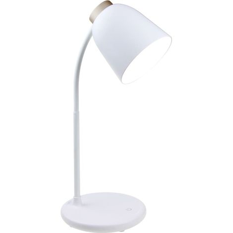 Lámpara escritorio LED regulable “Hadar” (4W 3CCT 280lm) – Blanco (1/5)