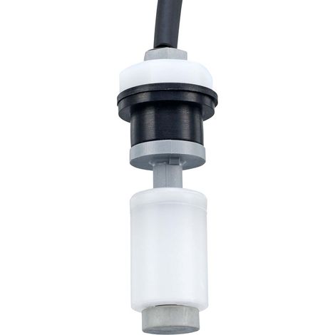 Capteur de niveau  à flotteur RS PRO, Externe, vertical, sortie NO/NF, en Polypropylène, câble 1m ( Prix pour 1 )