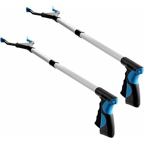 Pince De Préhension Pliable - Lot De 2 - Outil De Préhension Ergonomique Et Léger - Pour Ramassage De Déchets - 81.3 Cm (1/5)