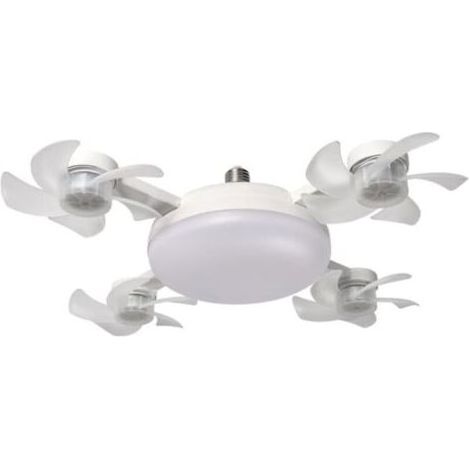 Ventilateur de plafond économe en énergie avec télécommande, intensité variable en continu et paramètres de minuterie (1/4)