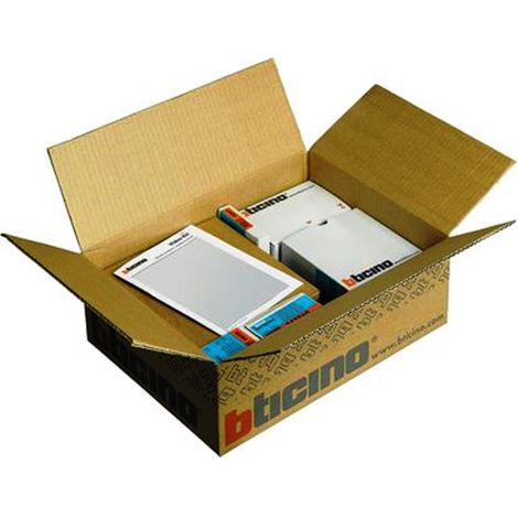 KIT HEXACT COM 2-4 portes, livré avec 1 lecteur Vigik+ et 1 module éco data mini BTICINO BT348047