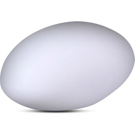 V-TAC VT-7802 Lampada LED da terra pietra arrotondata light multicolor RGB batteria ricaricabile IP67 con telecomando - sku 40151