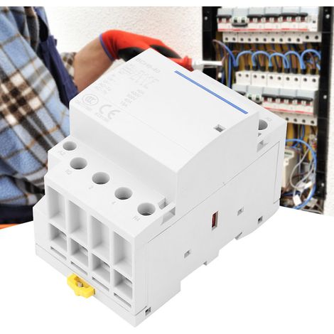 4P 40A 24V/230V 50/60Hz Haushalts-Wechselstromschütz 2Ö/2NC (230VAC) (1/5)