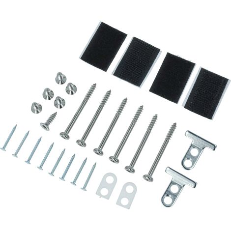 vhbw Set de montaje de puerta lavavajillas de 26 uds. compatible con Bosch - Puerta exterior / decorativa