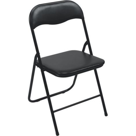 SILLA PLEGABLE - COLOR NEGRO (1/4)
