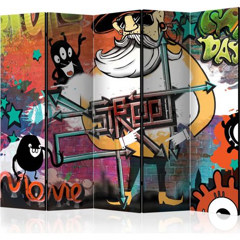 Paravent 5 Volets "Street Movie" 172x225cm (1/2)