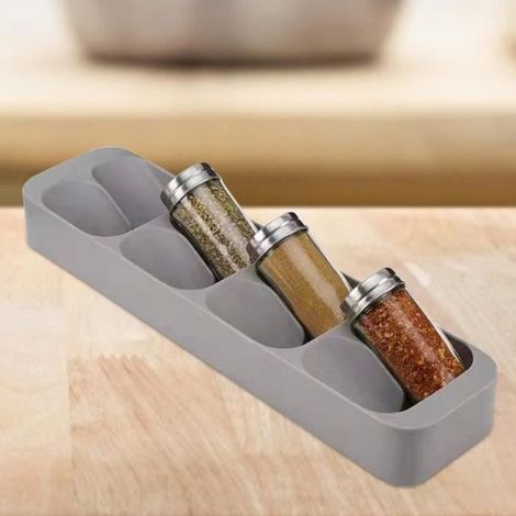 Boule a epice 8 Grilles Tiroir Cabinet Spice Jar Bouteille Bo te De Rangement Organisateur Titulaire Cuisine