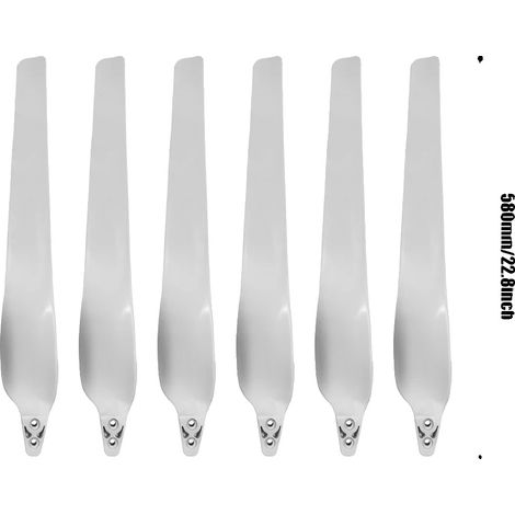 Generador eólico, construcción duradera de fibra de vidrio, fácil montaje, 580 mm, 6 piezas (1/2)