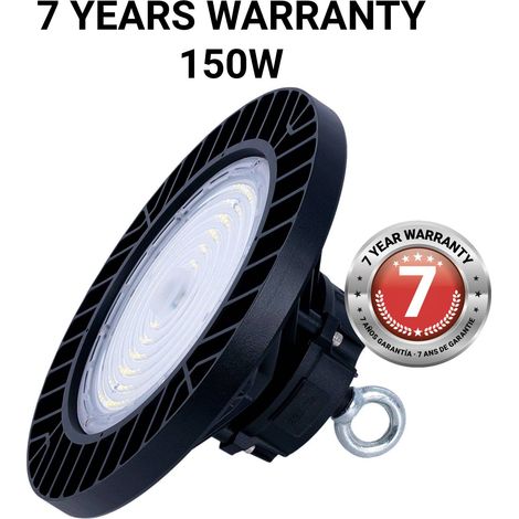 Barcelona Led – Suspension industrielle LED 150W – Blanc froid 5000K – Efficacité 150 lm/W – IP65 résistant à l'eau et à la poussière