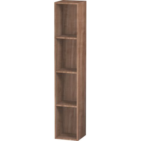 Scaffalatura Duravit L-Cube, larghezza 180 mm, profondità 180 mm, verticale, 4 ripiani, colorazione: Ciliegio del Ticino - LC120507373 (1/4)