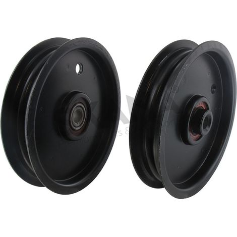 Poulie à Gorge Plate Adaptable Cub Cadet - Toro. Remplace Origine 756-3005, 112895, 93-1622.