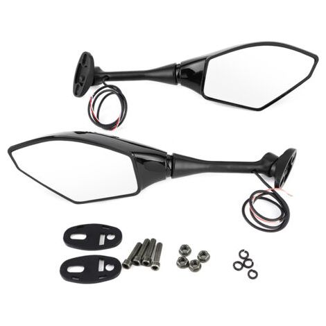 Paar integrierte Motorrad-Blinker in den Spiegeln für Honda CBR600RR, CBR1000RR und CBR500R – LED-Sicherheitszubehör (1/5)