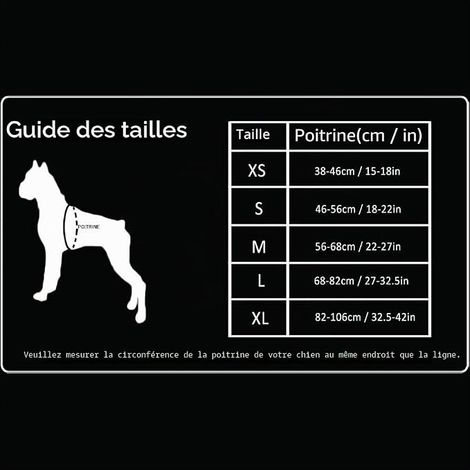 Harnais pour Chien Réfléchissant sans Traction Gilet pour Animaux Extérieur TLH6071(Orange,L) (1/4)