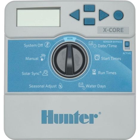 Programador de riego eléctrico XC 401 Interior Hunter Oferta exclusiva