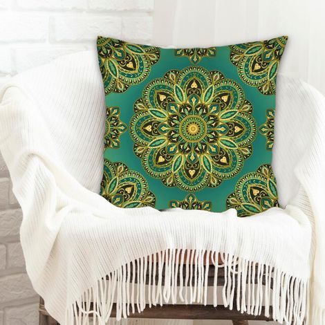 Housses de coussin cachée zippée pour cadeau de famille pour la Fête des Mères la Fête des Pères anniversaire mariage (1/5)