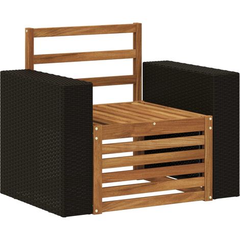 Maison Exclusive - Outdoor Mittelsofa Natur