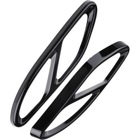 1 Paar schwarze Auspuffblenden für Mercedes-Benz GLC, C-Klasse, E-Klasse, C207 Coupé (Baujahre 2014–2017) (1/5)