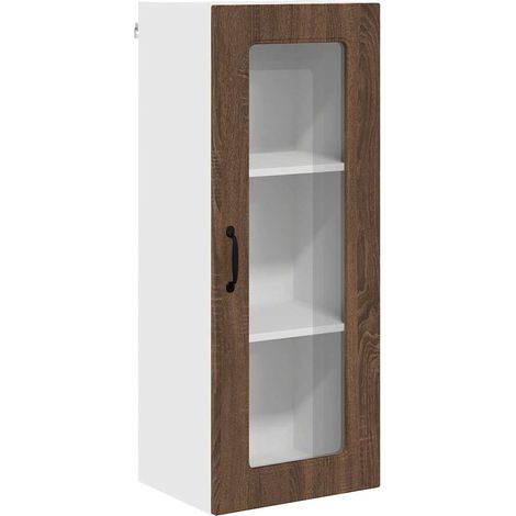 Meuble mural de cuisine,Armoire de cuisine avec porte Chêne brun 40 x 31 x 100 cm CFW39052 (1/5)