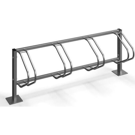 Support vélo ECHO-4 PION en acier inoxydable - Fixation: à fixer dans le béton