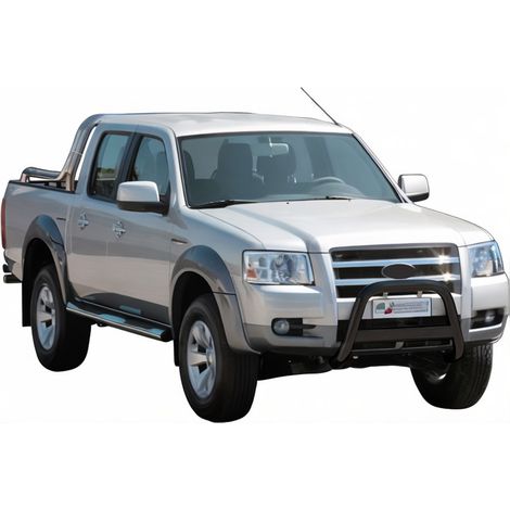 Pare-buffle Avant pour Ford Ranger 2007-2009 63 mm en Acier Noir (1/5)