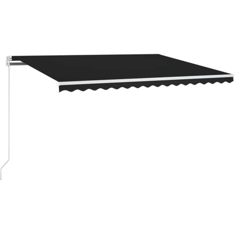 Maison Exclusive - Markise Manuell Einziehbar mit LED 450x350 cm