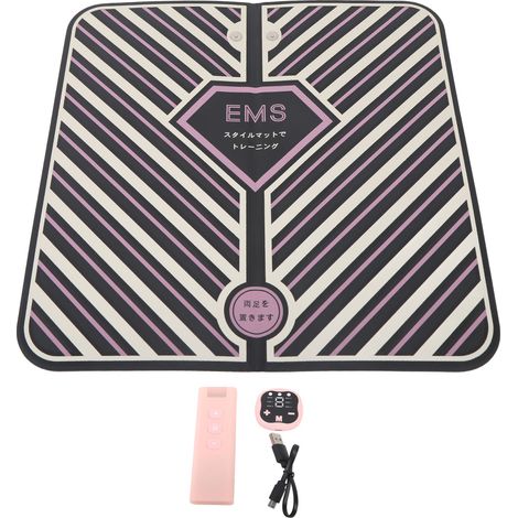 Tapis de massage pour pieds avec télécommande, 31 cm carré, stimulateur de réflexologie plantaire vibrant (1/5)