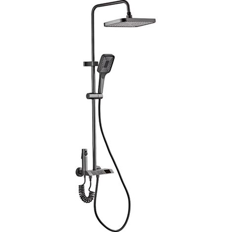 Système de douche avec affichage numérique de la température, jeu de robinets de douche (1/3)