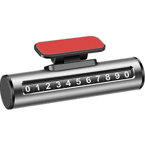 Plaque d'immatriculation créative pour voiture avec numéro de téléphone portable 1 (1/5)