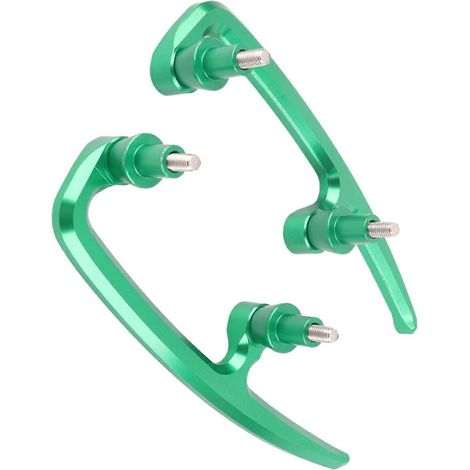 CNC-gefräster Aluminium-Haltegriff für Soziussitz hinten, passend für Kawasaki Z650 (2017–2018), Grün
